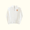 "C(l)ub Sunset" Quarter Zip - White